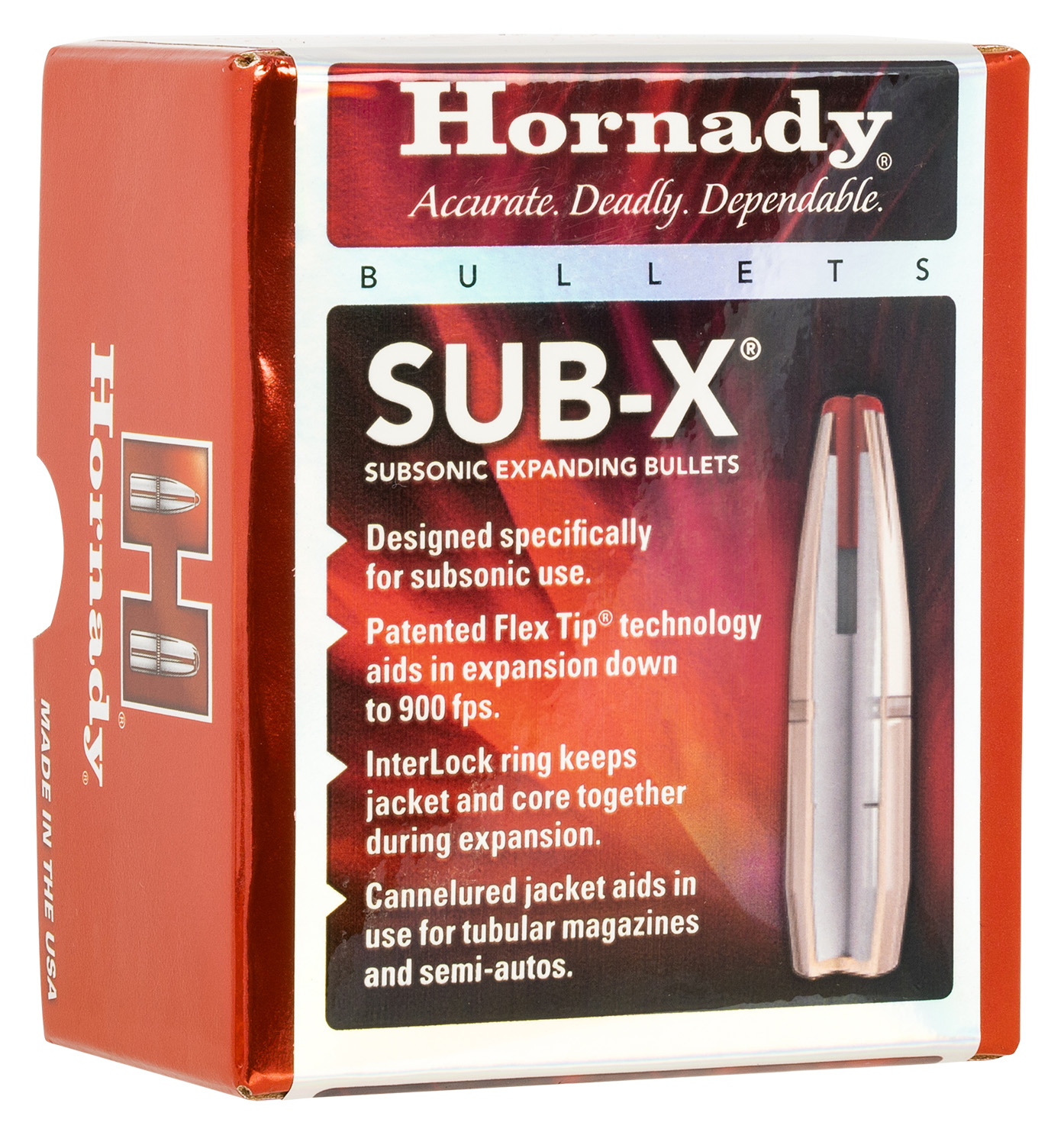 Hornady 3148 Sub-X 7.62x39mm 255 gr 100 Per Box/ 15 Case 3 Hornady 3148 Sub-X 7.62x39mm 255 gr 100 Per Box/ 15 Case