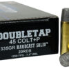 DoubleTap Ammunition 45P335HC 45Colt+P 335gr Hard Cast Solid 20 Per Box/25 Case 2 167918