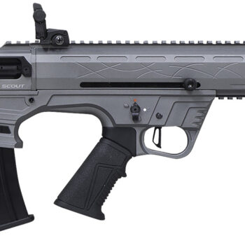 Citadel FRPS1218TG Pup Scout  12 Gauge Semi-Auto 3" 5+1 18.50" Gray Steel Barrel, Picatinny Rail Aluminum Receiver, Picatinny Handguards, Gray Adj Cheek Riser Synthetic Stock, Black Polymer Grip