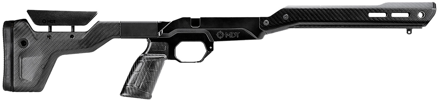 Mdt Sporting Goods Inc 107837BCF HNT26 Chassis System Black Carbon Fiber Fits Howa 1500 SA/ Weatherby Vanguard Compatible w/ AICS Mags Short Action Standard 3 Mdt Sporting Goods Inc 107837BCF HNT26 Chassis System Black Carbon Fiber Fits Howa 1500 SA/ Weatherby Vanguard Compatible w/ AICS Mags Short Action Standard