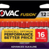 Rayovac 82416T02 AAA HIGH ENREGY Alkaline Batteries Silver/Blue 1.5 Volts 1,123 mAh (16) Single Pack 1 169596