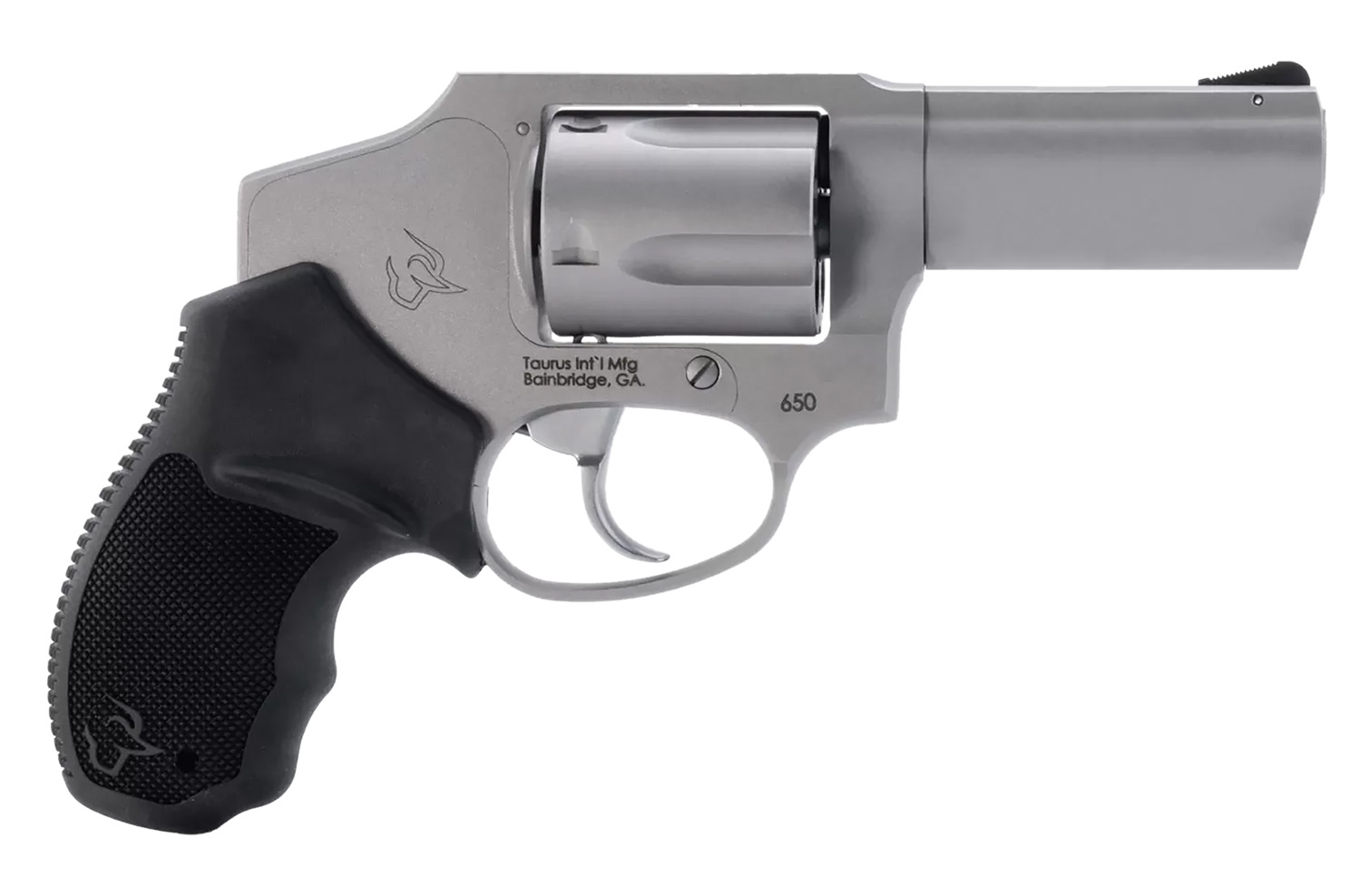 Taurus 2-650139 650 Small 357 Mag 38/Special +P 5 Shot 3" Stainless Steel Barrel, Cylinder & Frame, Black Rubber Grip, Transfer Bar Safety, Concealed Hammer 3 Taurus 2-650139 650 Small 357 Mag 38/Special +P 5 Shot 3" Stainless Steel Barrel, Cylinder & Frame, Black Rubber Grip, Transfer Bar Safety, Concealed Hammer