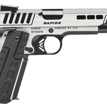 Kimber Mfg.,inc 3000426  Rapide Scorpius 10mm 8+1 5" Black KimPro II w/ Brush Polished Flats Stainless Steel Slide G10 Grip