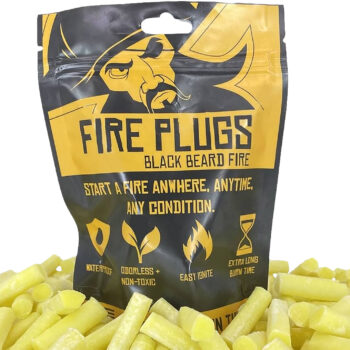 Black Beard Fire Starters PLUG Fire Plug  50 Fire Plugs