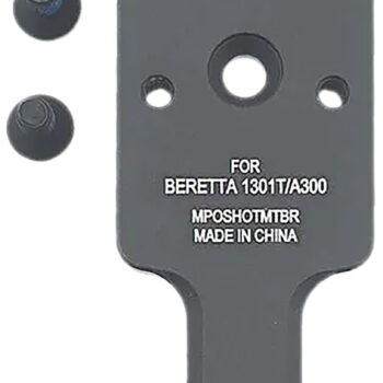 Meprolight USA 901141041 Optics Plate Shotgun Matte Black Aluminum Beretta 1301T/A300 RMR Footprint