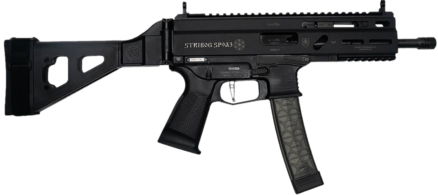 Grand Power 850003223117 Stribog SP9A3 9mm Luger 30+1 Black SB Tactical Brace 3 Grand Power 850003223117 Stribog SP9A3 9mm Luger 30+1 Black SB Tactical Brace