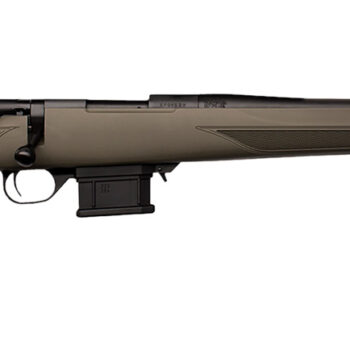 Howa HMA6ARCGYTH 1500 Mini Action Youth 6mm ARC 22" Black Steel Threaded Barrel, Black Drilled & Tapped Steel Receiver, Fixed HTI Green Synthetic Stock