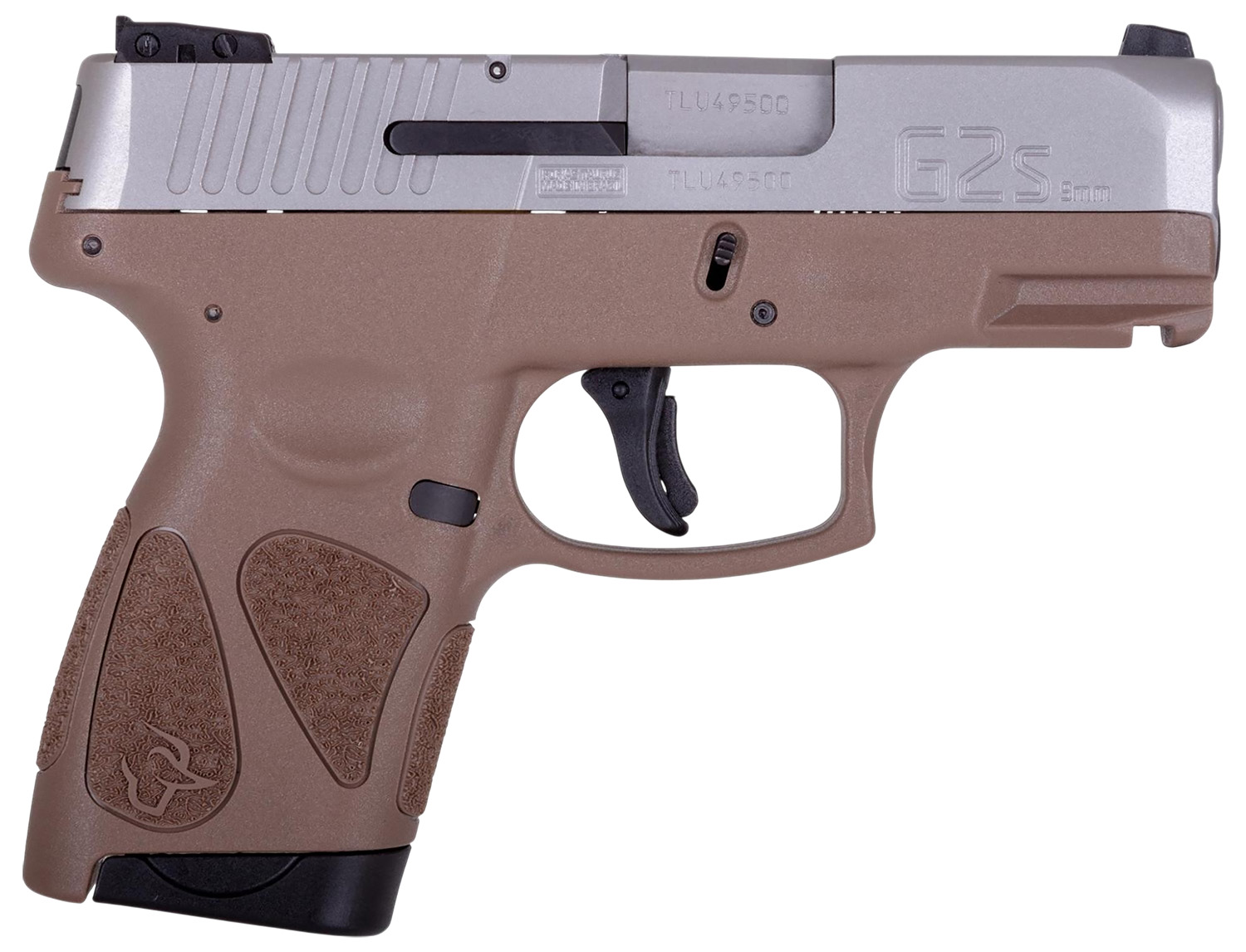 Taurus 1-G2S939B G2S Compact Frame 9mm Luger 7+1 3.26" Matte Stainless Steel Barrel, Black Stainless Steel Serrated Slide, Brown Polymer Frame w/Accessory Rail, Black Polymer Grip 3 Taurus 1-G2S939B G2S Compact Frame 9mm Luger 7+1 3.26" Matte Stainless Steel Barrel, Black Stainless Steel Serrated Slide, Brown Polymer Frame w/Accessory Rail, Black Polymer Grip