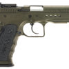 Tanfoglio Defiant Tactical Pro 9mm Luger 20+1 4.50" Stainless Threaded Barrel, Green Steel Optic Ready/Ported/Serrated Slide, Green Steel Frame w/Beavertail & Picatinny Rail, Black Polymer Grip 2 183634