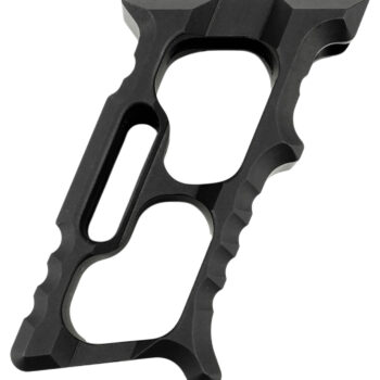 Tyrant CNC TD552BLKM1 Minivert Grip Halo Black Aluminum Fits AR15