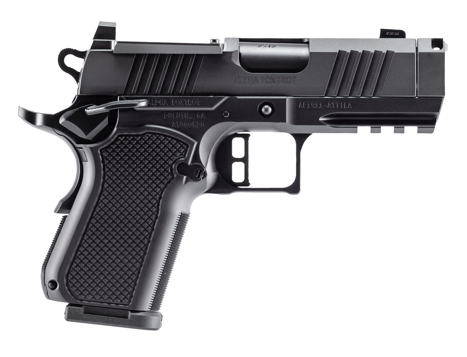 AF AA46X1QII-XDBK10-NVC AF1911 ATTILA 9MM 3.5 10R 3 AF AA46X1QII-XDBK10-NVC AF1911 ATTILA 9MM 3.5 10R