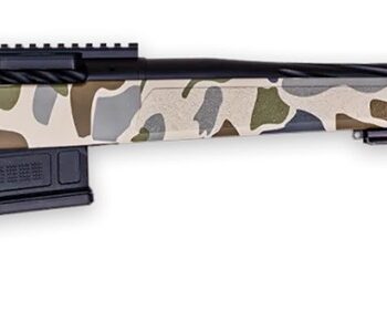 Weatherby 3WRHS338WR6B 307 Hush 338 WBY RPM 5+1 20" Graphite Black Cerakote Threaded Barrel & Steel Receiver w/Picatinny Rail, Hush Tundra Camo Adj Cheek Piece & LOP Synthetic Stock, Ambidextrous