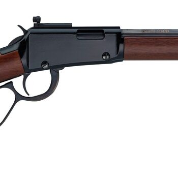 Henry H001TRP22M Tracker Carbine 22 WMR 10+1 16.50" Blued Octagon Barrel, Black Aluminum Grooved Receiver, American Walnut Straight Grip Stock
