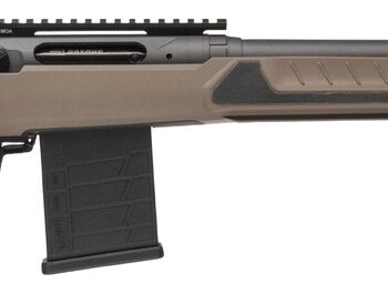 Savage Arms 32673 110 Core Tactical 308 Win 10+1 20" Medium Heavy Fluted Barrel, Arca Rail Forend, Coyote Tan AccuStock w/AccuFit V2 Synthetic Stock, Right Hand