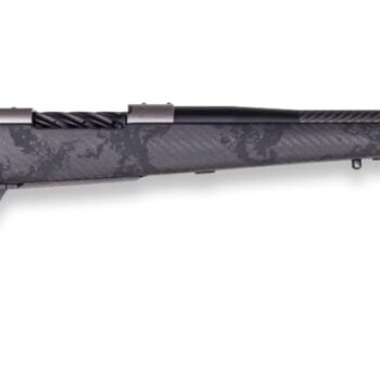 Weatherby MGT01N25RWR4B Mark V Backcountry Guide TI 25 WBY RPM 4+1 22" +2 Black Fluted Threaded Barrel, Titanium Drilled & Tapped Receiver, Exposed Carbon w/Carbide Black Accents Fixed Peak 44 Blackto