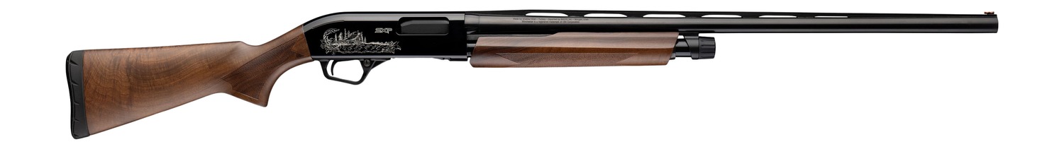 Winchester Repeating Arms 512480391 SXP High Grade 12 Gauge Pump 3" 4- 2.75" Shells 26" Black Chrome Vent Rib Barrel, Engraved Gloss Blued Aluminum Receiver, Fixed Grade II Oiled Walnut Stock, Invecto 3 Winchester Repeating Arms 512480391 SXP High Grade 12 Gauge Pump 3" 4- 2.75" Shells 26" Black Chrome Vent Rib Barrel, Engraved Gloss Blued Aluminum Receiver, Fixed Grade II Oiled Walnut Stock, Invecto