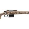 CVA CR4058 Cascade Varmint Hunter 25 Creedmoor 10+1 20" Flat Dark Earth Cerakote Threaded Barrel & Receiver w/Picatinny Rail, Krytek Highlander Adj Comb & LOP Synthetic Stock 2 192100