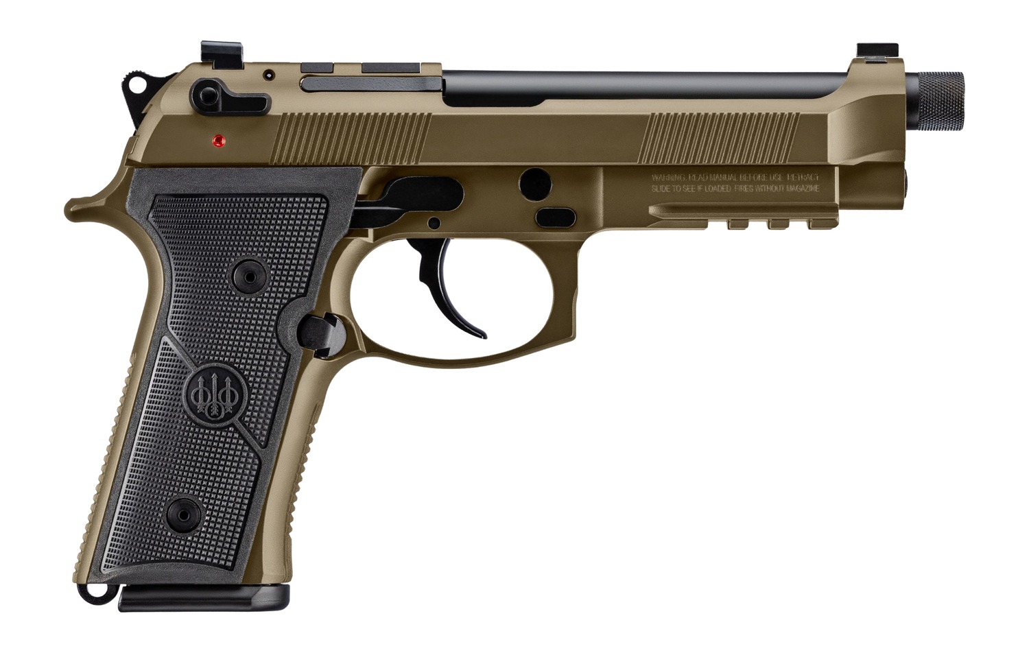 Beretta USA JS92M9A4GBRZ15 M9A4 Overlanding Full Size Frame 9mm Luger 15+1 5.10" Black Threaded Barrel, Nomad Bronze Cerakote Steel Optic Ready/Serrated Slide, Nomad Bronze Cerakote Aluminum Frame w/B 3 Beretta USA JS92M9A4GBRZ15 M9A4 Overlanding Full Size Frame 9mm Luger 15+1 5.10" Black Threaded Barrel, Nomad Bronze Cerakote Steel Optic Ready/Serrated Slide, Nomad Bronze Cerakote Aluminum Frame w/B