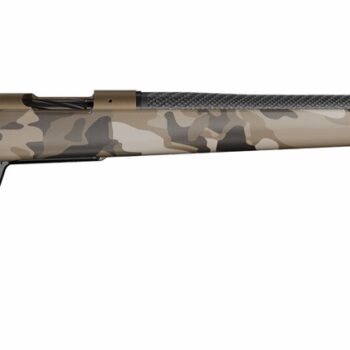 Christensen Arms 8010653000 Ridgeline FFT Full Size 7mm PRC 3+1 22" Carbon Fiber Threaded Barrel, Burnt Bronze Cerakote Steel Drilled & Tapped Receiver, Barren Dune Camo Fixed Carbon Fiber Stock