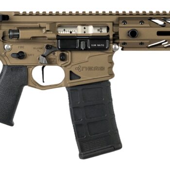 Nemo Arms BL-556-8P Battle-Light  5.56 NATO 30+1 8" Black Threaded Barrel, Burnt Bronze Aluminum Receiver w/Picatinny Rail, M-LOK Handguard, Black Polymer SB Tactical SBA3 Brace, Magpul MOE Grip, Ambi