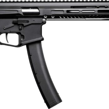 Patriot Ordnance Factory 02542 Phoenix  9mm Luger 35+1 8.50" 8" Black Threaded Barrel, Black Anodized Aluminum Receiver w/Picatinny Rail, M-LOK Handguard MFT Grip, Rear Picatinny Rail, Ambidextrous