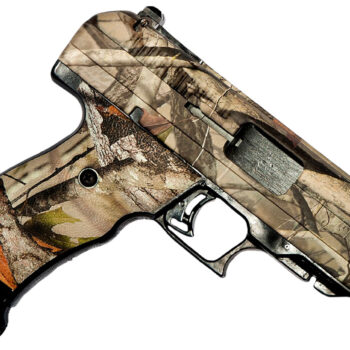 Hi-Point 34010WC JCP  40 S&W 10+1, 4.50" Black Steel Barrel, Hydro-Dipped Woodland Camo Serrated Steel Slide, Hydro-Dipped Woodland Camo Polymer Frame w/Picatinny Rail & Grip