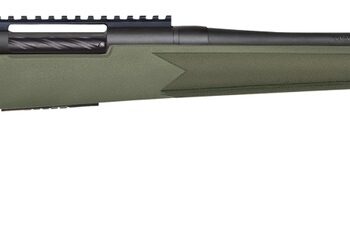Mossberg 28223 Patriot  6.5 PRC 4+1 24" Matte Blued Fluted Threaded Barrel, OD Green Synthetic Stock