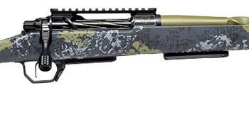 Horizon Firearms HRF-VE2-7MBC-22R Venatic 2 7mm BC 22" Sage Green Spiral Fluted Threaded Barrel, Black DLC Receiver w/Picatinny Rail, Arca Rail Forend, Artic Moss Iota EKO X Carbon Fiber Stock