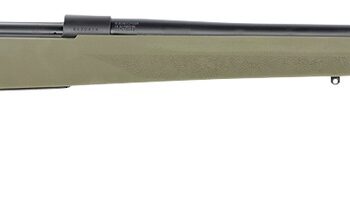 Howa HGR25CRHBG 1500 Hogue 25 Creedmoor 5+1 24" Matte Black Threaded Steel Barrel, Drilled & Tapped Receiver, Green Hogue OverMolded Synthetic Stock, Right Hand