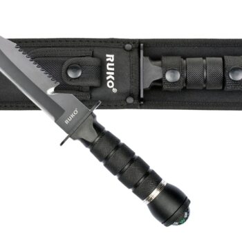 RUKO RUK0163      420J2 6"SURVIVAL FIXED W/COMPASS
