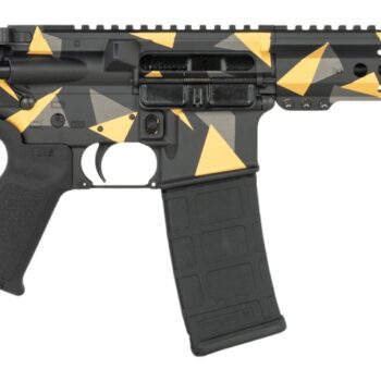 Shark Coast Tactical SCC07176GEO-P Geodesic  5.56 NATO 30+1 10.50" Black Nitride Threaded Barrel, Aluminum Receiver w/Picatinny Rail, M-LOK Handguard, Polymer SB Tactical SBA3 Brace, Polymer Grip