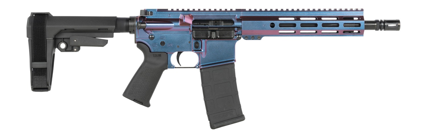Shark Coast Tactical SCC07220MON-P Mongoose 5.56 NATO 30+1 10.50" Black Nitride Threaded Barrel, Aluminum Receiver w/Picatinny Rail, M-LOK Handguard Polymer SB Tactical SBA3 Brace, Polymer Grip 3 Shark Coast Tactical SCC07220MON-P Mongoose 5.56 NATO 30+1 10.50" Black Nitride Threaded Barrel, Aluminum Receiver w/Picatinny Rail, M-LOK Handguard Polymer SB Tactical SBA3 Brace, Polymer Grip
