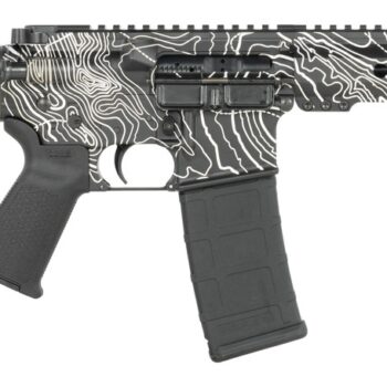 Shark Coast Tactical SCC07312TOPO-P Topography  5.56 NATO 30+1 10.50" Black Nitride Threaded Barrel, Aluminum Receiver w/Picatinny Rail, M-LOK Handguard, Black Polymer SB Tactical SBA3 Brace, Polymer