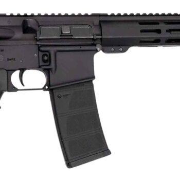 Andro Corp Industries 30016BB ACI-15 Bravo 300 Blackout 30+1 16" Black Nitride Threaded Barrel, Black Anodized Aluminum Receiver w/Picatinny Rail, M-LOK Handguard, M4 Black Polymer Stock, Black A2 Gri