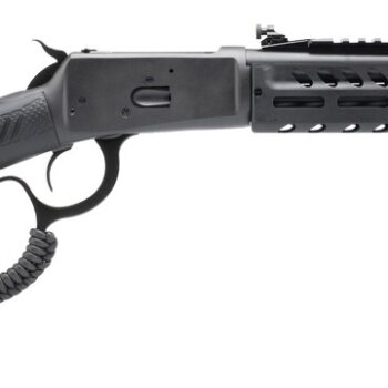 Rossi 920441613-TBRP R92  44 Mag 8+1 16.50" Black Cerakote Alloy Steel Threaded Barrel & Drilled & Tapped Receiver, Black Fixed Wood Stock