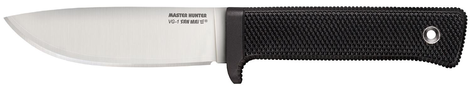 Cold Steel 36JSK Master Hunter 4.50" Fixed Plain Drop Point VG-1 San Mai III Blade/Black Kray-Ex Handle 2 Cold Steel 36JSK Master Hunter 4.50" Fixed Plain Drop Point VG-1 San Mai III Blade/Black Kray-Ex Handle