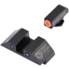 Night Fision GLK003003OGZ Tritium Night Sights For Glock Green Tritium Orange Outline Front Sight- Green Tritium Black Outline Rear Sight Glock 42/43/43X 2 41608