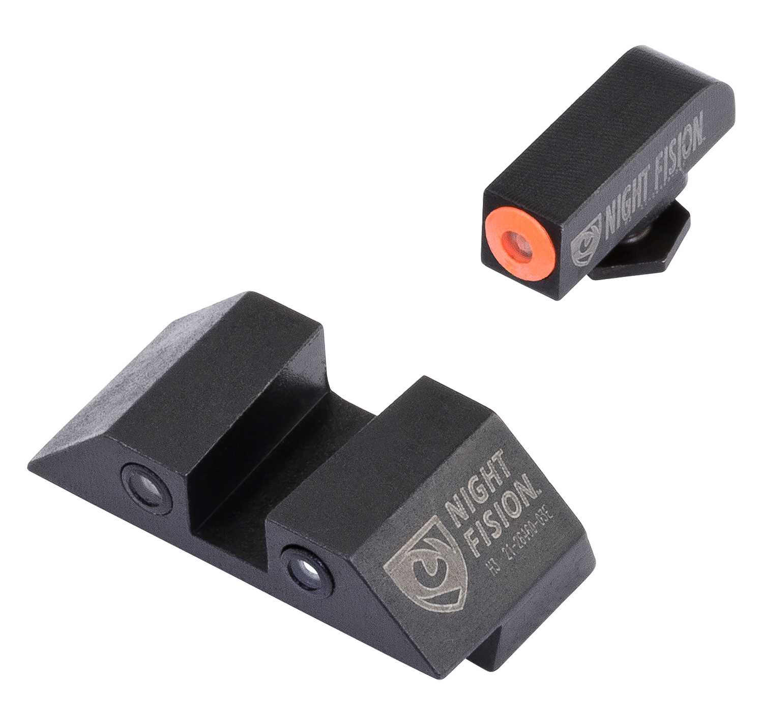 Night Fision GLK003003OGZ Tritium Night Sights For Glock Green Tritium Orange Outline Front Sight- Green Tritium Black Outline Rear Sight Glock 42/43/43X 3 Night Fision GLK003003OGZ Tritium Night Sights For Glock Green Tritium Orange Outline Front Sight- Green Tritium Black Outline Rear Sight Glock 42/43/43X