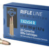 PPU PP76254S Metric Rifle 7.62x54mmR 150gr Soft Point Boat Tail 20 Per Box/10 Case 2 57046