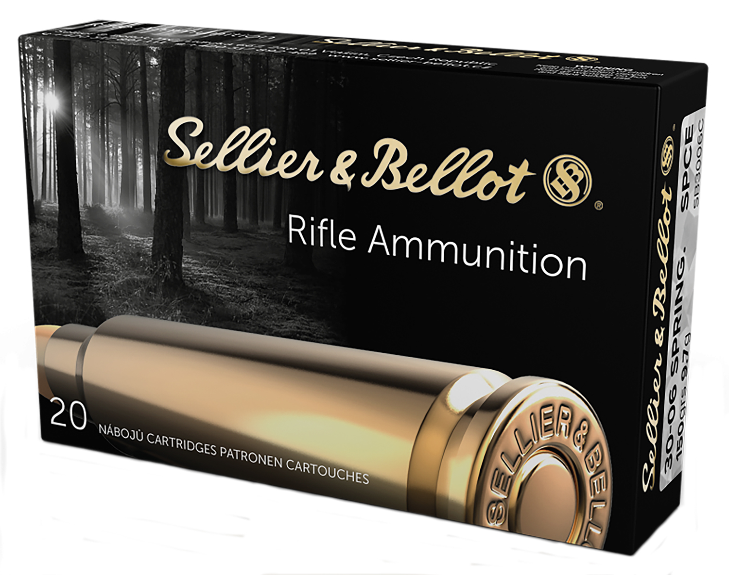 Sellier & Bellot SB3006C Rifle 30-06Springfield 150gr Soft Point Cut Through Edge 20 Per Box/20 Case 3 Sellier & Bellot SB3006C Rifle 30-06Springfield 150gr Soft Point Cut Through Edge 20 Per Box/20 Case
