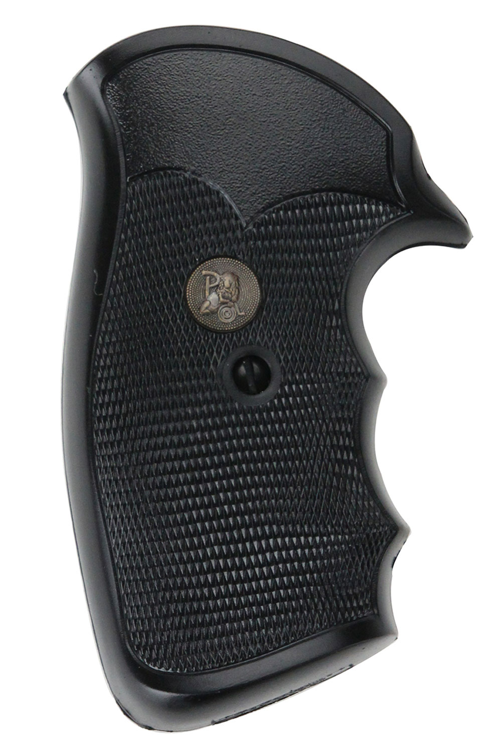 Pachmayr 03264 Gripper Grip Checkered Black Rubber with Finger Grooves for S&W K/L Frame with Square Butt 3 Pachmayr 03264 Gripper Grip Checkered Black Rubber with Finger Grooves for S&W K/L Frame with Square Butt