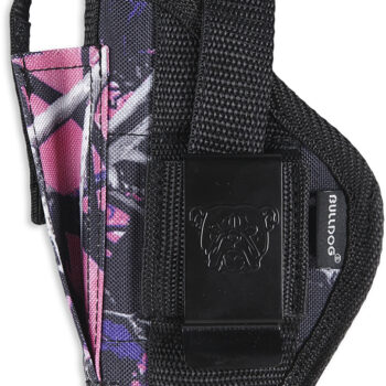 Bulldog FSN24MDG Extreme  OWB Muddy Girl Camo Nylon Belt Loop/Clip Fits S&W J Frame Fits 2-2.50" Barrel Ambidextrous