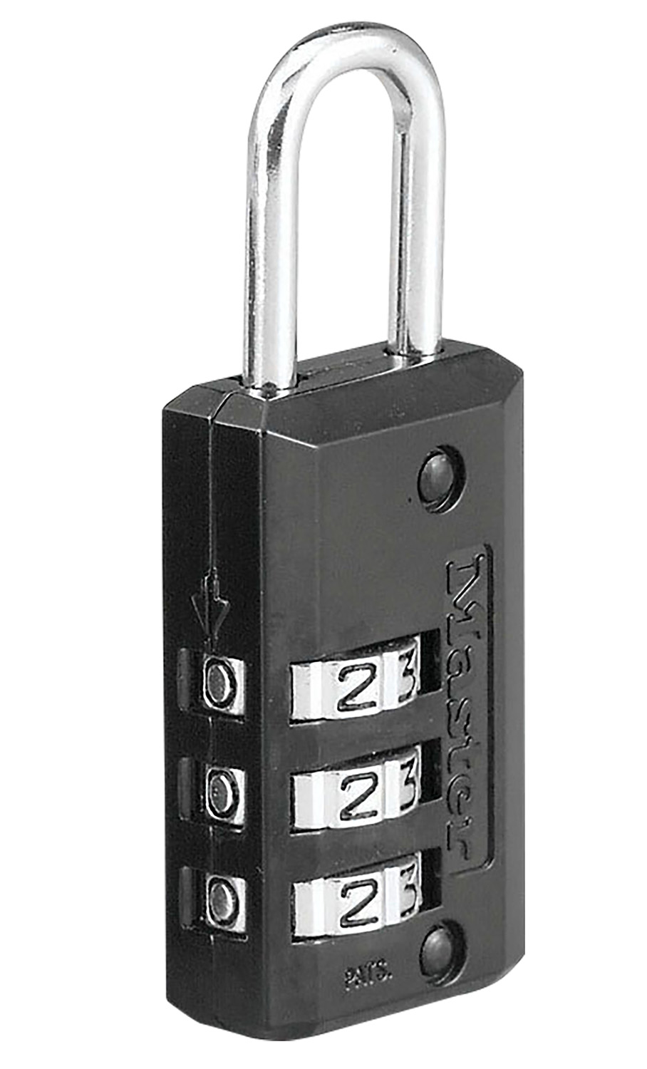Master Lock 646D Combination Lock Open With Combination Black Steel 3 Master Lock 646D Combination Lock Open With Combination Black Steel