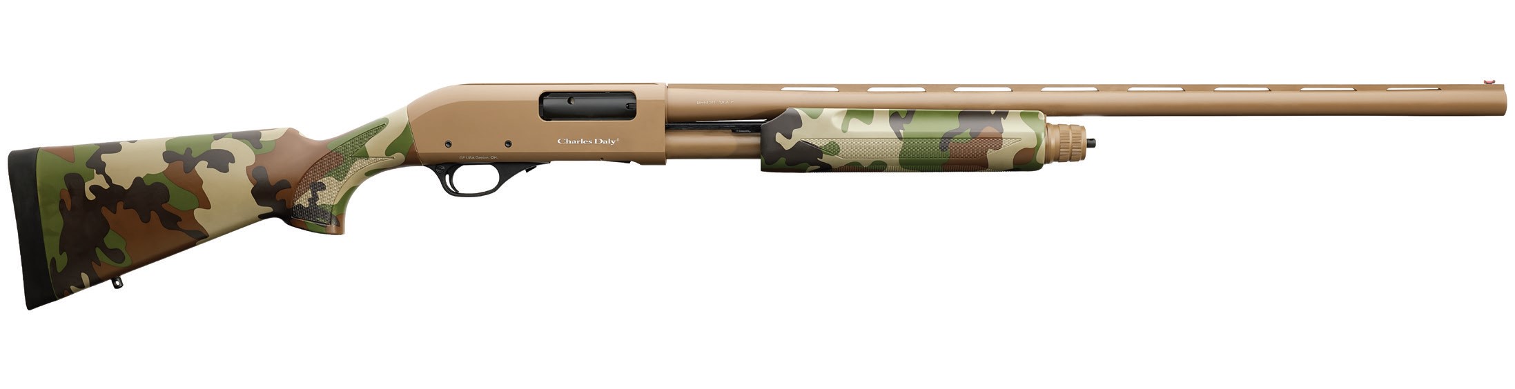 CHARLES DALY 301 PUMP FIELD 12/28 FDE/CAMO 3 CHARLES DALY 301 PUMP FIELD 12/28 FDE/CAMO