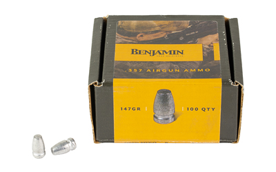 BENJAMIN .357CAL 147GR FLAT PNT PLLT 3 BENJAMIN .357CAL 147GR FLAT PNT PLLT