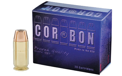CORBON 45ACP+P 165GR JHP 20/500 3 CORBON 45ACP+P 165GR JHP 20/500