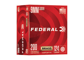 FED CHAMP 9MM 124GR FMJ 200/1000