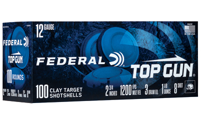 FED TOP GUN 12GA 2.75" #8 100/200 3 FED TOP GUN 12GA 2.75" #8 100/200