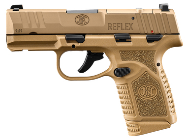 FN REFLEX MRD 9MM 3.3 11/15RD MS FDE 3 FN REFLEX MRD 9MM 3.3 11/15RD MS FDE