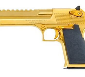 MAGNUM RESEARCH DESERT EAGLE 357M TTNM GOLD 6"